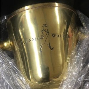 Metal Johnny Walker ice bucket